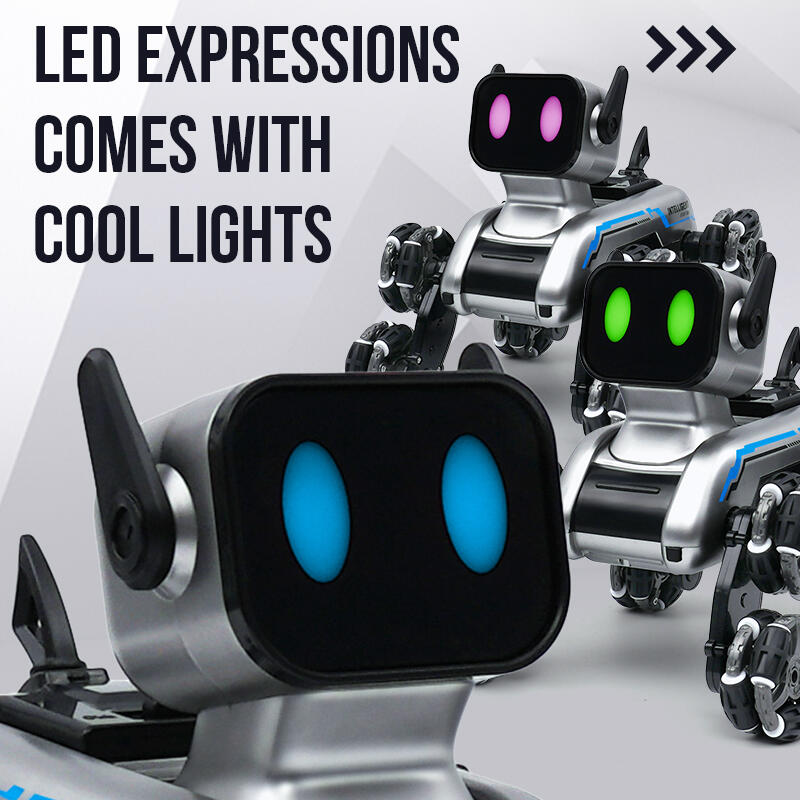 Perro Inteligente de 8 Ruedas STLNT – Juguete Robótico Interactivo y Tecnológico