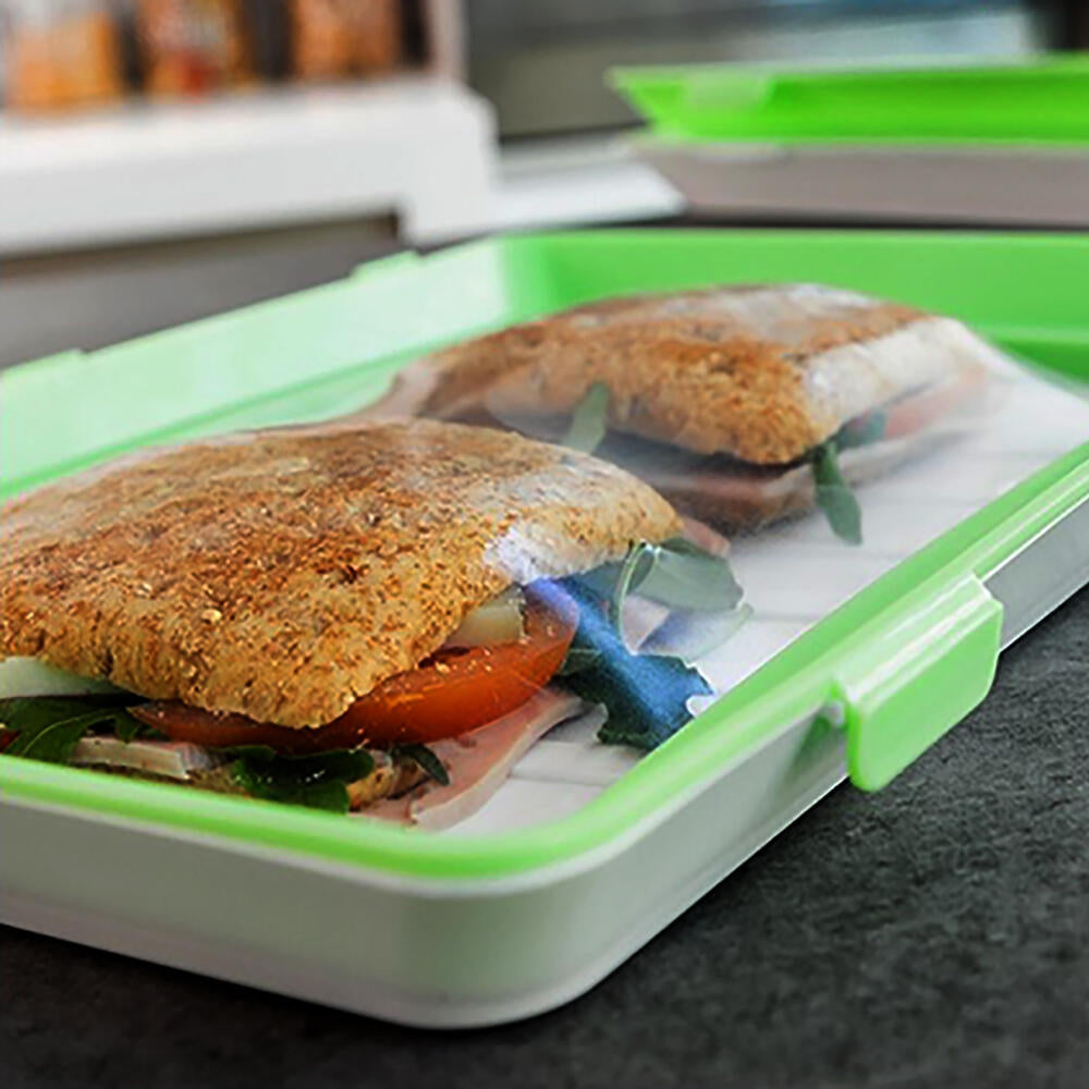 Pack 9 Bandejas De envasado Semi Vacío Apilable Conservación De Alimentos