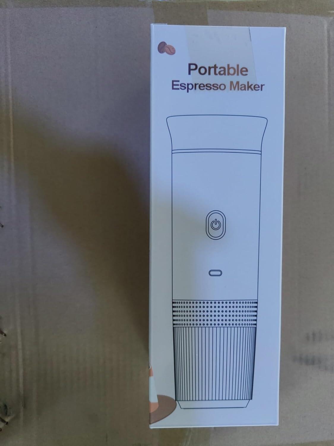 Cafetera Portátil 3 en 1 – Máquina de Café Espresso Compacta y Recargable para Cápsulas, Café Molido e Instantáneo