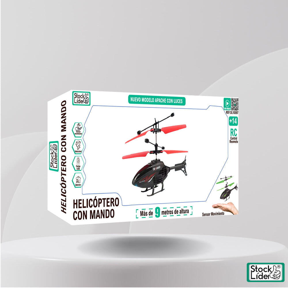 Helicóptero con mando