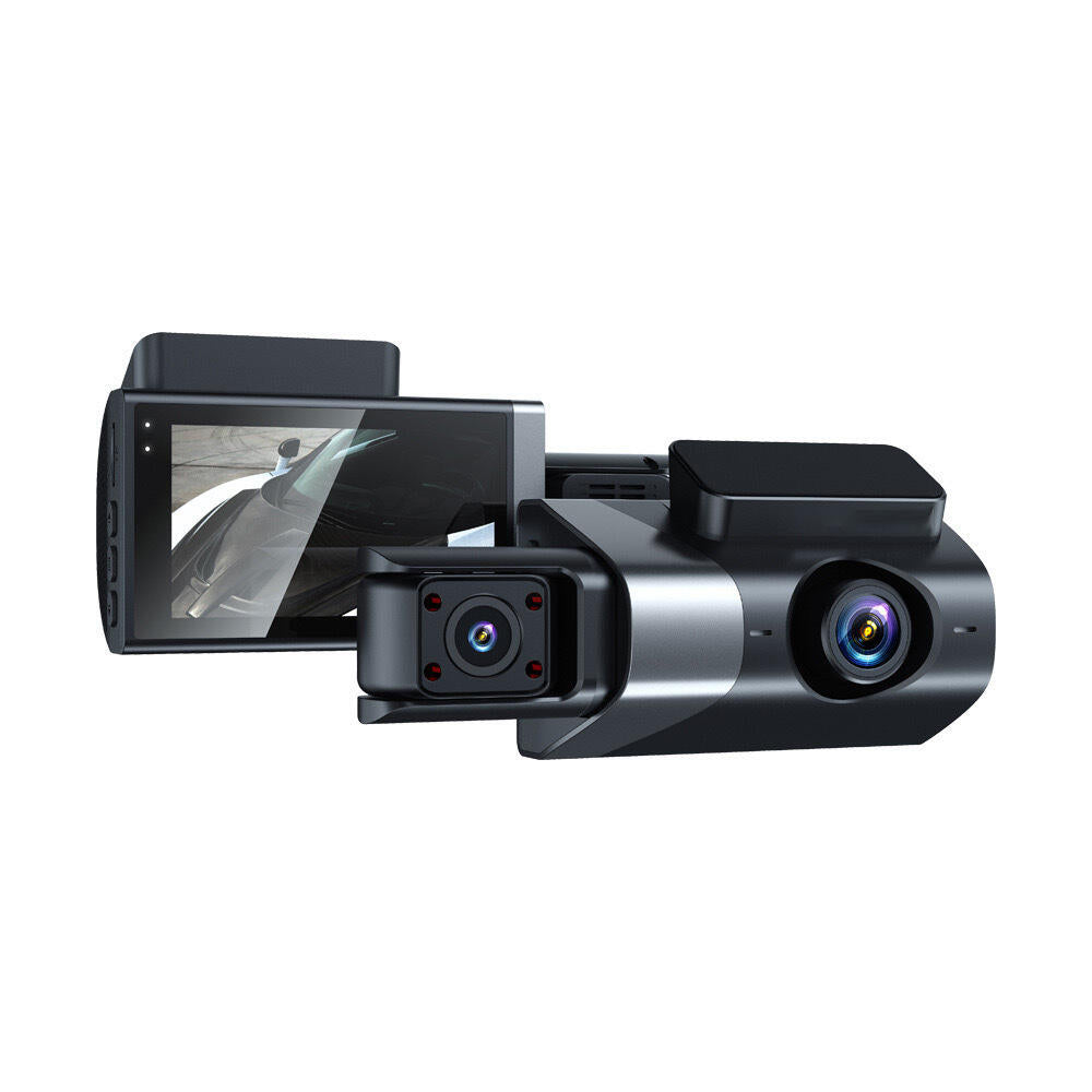 Lente Dual Blackbox DVR para Vehículo 1296p con Pantalla LCD 3” LTPS – Seguridad Avanzada en la Carretera