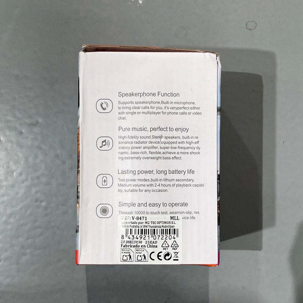 Altavoz Bluetooth Portátil BS-11 con Luces RGB y Sonido Envolvente