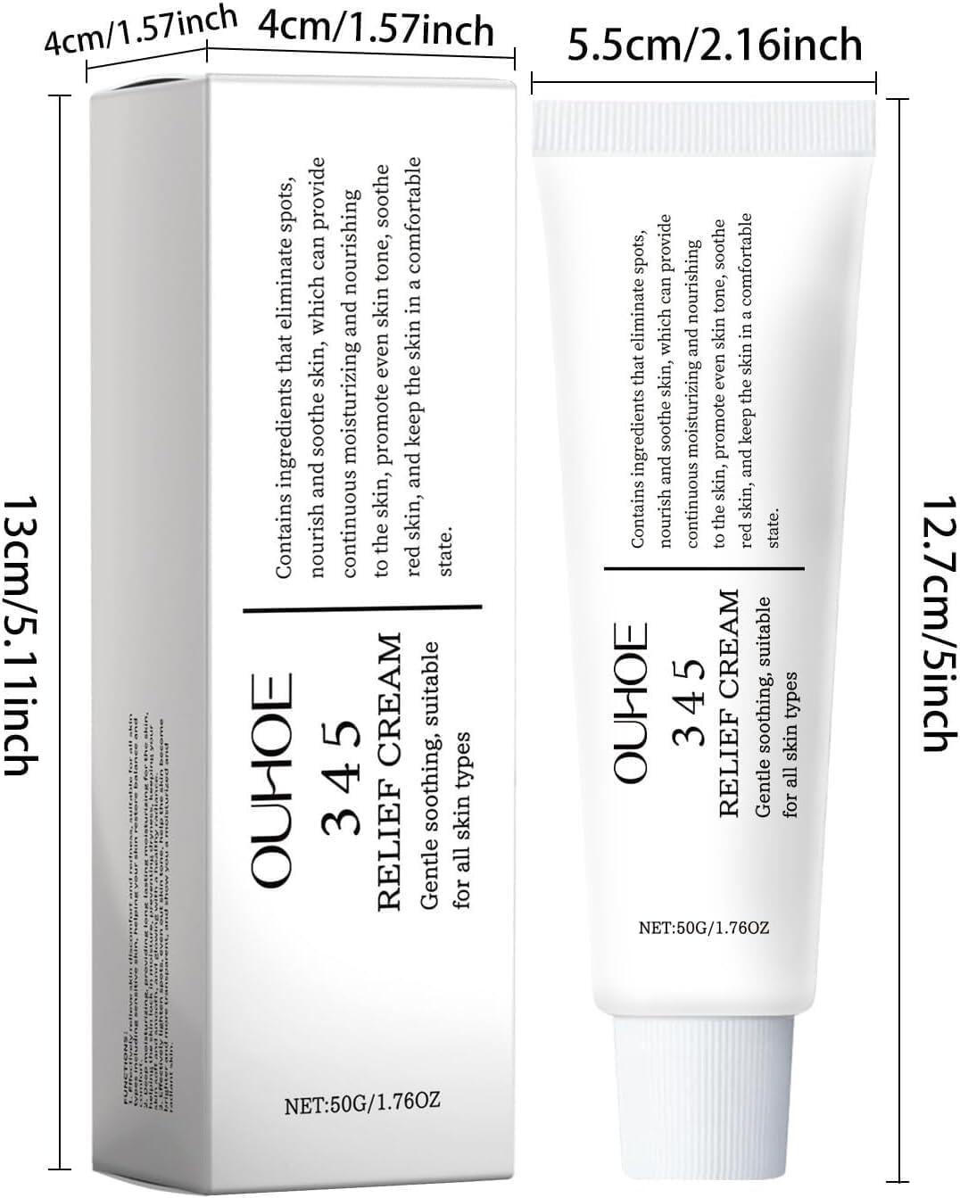 Crema OUHOE 345 Relief Cream 50g / 1.76 oz 🌱✨